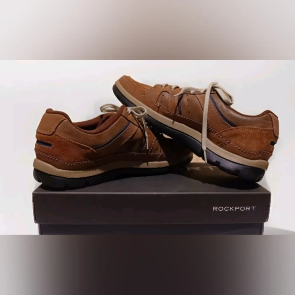 Rockport Men's GYK Mudguard Blucher Oxf TAN COLOR SIZE 12M